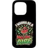Cute Fruit Cartoon Joke for Food Lovers Custodia per iPhone 15 Pro Divertente cibo gioco di parole anguria melonaire amante dei soldi