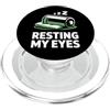Riposo Occhi Sonnolenti Dormire Sleeping Resting My Eyes Battery Sonno Riposo Sleepy PopSockets PopGrip per MagSafe