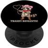 Funny Raccoon Western Romance Humor Appa Trashy Romantic Cute Raccoon Cowboy Trash Panda Divertente PopSockets PopGrip Adesivo