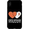 Cprs Warrior Gifts for Women and Men Custodia per iPhone XS Max Cprs Awareness Month Orange Novembre Cprs