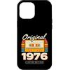 Vintage Birthday Collection Custodia per iPhone 12 Pro Max Originale 1976 Vintage Cassette Birthday Edition