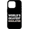 Funny Insulator outfits Custodia per iPhone 16 Pro Isolante divertente isolante più buono del mondo