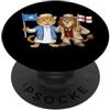 UK English Somali Roots Somale Inghilterra Bandiera britannica Regno Unito Somalia PopSockets PopGrip Adesivo