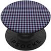 Preposh Borgogna Azzurro Mini Gingham Carino Piccolo Check Moda PopSockets PopGrip Adesivo