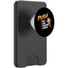 Christian faith prayer cross religious w Design a croce con scritta PUSH Pray Until Something Faith PopSockets PopWallet per MagSafe