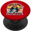 Fur-Ever Music Apparel Home And More Com Musicista Retriever Dog Chitarra Elettrica Art PopSockets PopGrip Adesivo