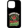 Cute Fruit Cartoon Joke for Food Lovers Custodia per iPhone 15 Pro Max Divertente cibo gioco di parole anguria melonaire amante dei soldi
