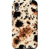 generic Custodia per iPhone XR Motivo animale tartarugato con stampa mucca marrone