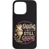 Frog Aging Humor Custodia per iPhone 15 Pro Max Sagging Ma Ancora Bavaglio Divertente Rana Umorismo Retrò