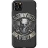 Lynyrd Skynyrd Custodia per iPhone 11 Pro Max Lynyrd Skynyrd Skull Wings Silver Redneck Rock Biker Vintage