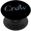 Raven Crow Bird Animal Feather fly smart Corvo Animale Uccello Ambiente e Natura PopSockets PopGrip Adesivo