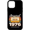 Vintage Birthday Collection Custodia per iPhone 12 mini Originale 1976 Vintage Cassette Birthday Edition