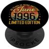 Vintage June 1996 30th Birthday Shirt Wo (SUL RETRO) Retro Vintage giugno 1996 30-Year-Old 30th Birthday PopSockets PopGrip Adesivo