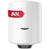 Ariston PRO 1 ECO, Scaldabagno elettrico verticale da parete 50 litri, diametro 450 mm - 15% di risparmio con la funzione Eco Evo - Progettato e realizzato per essere installato in Francia, Bianco