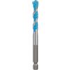 Bosch Professional 1x Punte Expert HEX-9 MultiConstruction per Calcestruzzo, Ø 8.00x100 mm, Accessorio Trapano a Percussione
