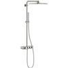 GROHE Euphoria 26508DC0 Smartcontrol 310 Cube Duo - Sistema doccia con batteria termostatica (risparmio idrico, blocco di sicurezza a 38 °C, protezione dalle scottature, incluso ripiano doccia