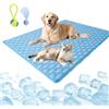Knubbuf Dog Cooling Mat & Washable Cooling Blanket for Dogs and Cats, Pet Coolings Mat for Summer Heat Relief, Large Cool Mats for Dogs, Ideal for Outdoor Dog Bed, Crate and Kennel (XL-100 * 70CM)