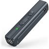 Lancoon Repellente per cani a ultrasuoni portatile con dispositivo anti abbaiamento, dispositivo deterrente per la corteccia del cane con luce a LED, per addestramento comportamentale, cordino design
