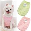 Yaopelky 2 maglioni per cani di piccola taglia con guinzaglio in pile con anello a D, caldi maglioni per cuccioli, autunno inverno, per cani di piccola taglia e gatti (rosa-verde, S (1-2,5 kg))