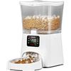 Petsuper Distributore Automatico Cibo Gatti, 3L con Timer, Registrazione 10s Vocale Mangiatoia per Gatti, 1 - 6 Pasti al Giorno