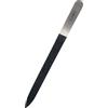 remos professional body care Remos, lima per unghie con diamante, in ceramica, senza nichel, prodotta in Germania, 15 cm, in acciaio inox con punta, grana fine e grossa, durevole e igienica