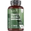 WeightWorld Ginkgo Biloba Vegano con Ginseng Siberiano, 365 Compresse, Senza Glutine | 1 al Giorno da 6600mg, 1 Anno di Scorta, Estratto 50:1 di Ginko Biloba Integratore, Glicosidi Flavonici e Lattoni Terpenici