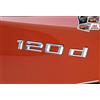 badgeswelt E872 120d Emblema 120 d con scritta in lingua tedesca Badge, adesivo 3D per auto cromato