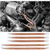 JNNJ 5 Pezzi Cinghia Messa Terra Rame Auto, Cinghia Messa-Terra Universale Motori Automotive, Rame Cavo Messa-Terra Motore Universale Autoveicoli, Cavo Messa Terra Motore Universale Autoveicoli Rame