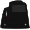 Somer Car Tappetino Auto SOLO LATO GUIDA 1pz compatibile con Opel Astra J 2010-2016 | 1 tappeto su misura in moquette, bandiera Italia