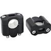 AUIOBAHN Distanziali manubrio Riser manubrio per moto da 22 mm e 28 mm da 7/8 adatto per motocross adatto per ATV Dirt Bike adatto per Yamaha adatto per Kawasaki Suzuki ecc.(Black)