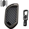 Rondrive Custodia per chiave compatibile con Kia Tasman Sportage Sorento Hybrid 2025 2026 EV3 EV4 EV5 EV6 EV9 K4 K5 K8, custodia protettiva in carbonio silicone, cover per chiave, protezione per