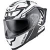 Berik FF871 Mapuro Elmetto, bianco/nero/grigio, M