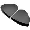 HAOTOM 2X Copertura interna del pannello della portiera sinistra e destra Nero Per Mercedes-Benz Classe E W211 E200 E230 E240 E250 E270 E280 E300 E320 E350 E400 E500 E55 E65 AMG 2002-2008