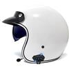JianJud Bluetooth Moto 3/4 Casco Auricolare E Microfono Integrati Con Visiera Parasole Retrattile Certificazione ECE Casco Jet Jet Per Adulti Uomini Donne - Mezze Caschi Moto Stile Vintage A,XL=61-62CM