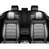 FUNEAER Coprisedili Auto Protector per Audi Q2,Pelle PU Set Copri-Sedile Protezioni Sedili Interno Accessori,Antiscivolo Traspirante Protezione Sedili Anteriore Coprisedili Grey