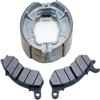 Generico Plaquettes de frein pour moto Per Honda Pcx125 2010-2017 Pcx150 2012-2021 Zoomer-x 2013-2020 Pcx 125 150 Per Scooter Moto Pastiglie freno anteriori e posteriori Pastiglie freno semimetalliche