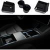 TOPABYTE Organizer per Tesla Model Y Juniper 2026 2025 Model 3 Highland 2024 Console Centrale Vano Portaoggetti Bracciolo Portabevande Organizzatore Scatola Portaoggetti, 3PCS