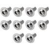 EMSea 10 Pezzi Bulloni Per Parafango Posteriore Moto M6x12mm 163195510 Compatibile Con Beta EVO 2011+