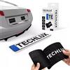 AS ADESIVI SICUREZZA StickersLab - Kit porta targa auto adesivo fissaggio senza viti né fori
