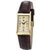 Lip Churchill T18 - Orologio da polso eccentrato, in pelle marrone effetto coccodrillo