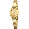 CIVO Orologio Donna Oro Ovale: Piccolo Orologi Numeri Romani Vintage Analogico con Cinturino in Elastico Acciaio - Elegante Orologio da Donna per Regalo