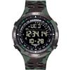 PASNEW Orologio sportivo per ragazzi, doppio display, quadrante grande, orologio sportivo nero, per ragazzi e ragazzi, impermeabile, 5008-Verde