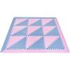 LÜ BABYMATS LuBabymats - Tappeto a puzzle per bambini, in gomma EVA. Pavimento extra imbottito per bambini in Mint e Rosa
