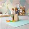 LÜ BABYMATS LuBabymats - Tappeto a puzzle per bambini, in gomma EVA. Pavimento extra imbottito per bambini in Mint