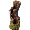 dobar® 96310e - Fontana da Giardino con Illuminazione a LED, Cascata in poliresina, Fontana Decorativa per Esterni, 33 x 28 x 78 cm