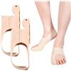 BLPRKOT 2 Pezzi Alluce Valgo Correttore, Ultra Thin Fabric Spreader, Hallux Valgus Brace Fits to the Shape of the Foot Unisex for Sneakers Low Shoes High Heel (38-42)