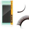 NAGARAKU Extension Ciglia Marrone Scuro Professionali Individuale Classico Ciglia a Ciglia Delle Singole Finte Naturale Ciglia Volume Russo Wispy Fluffy Eyelash Alta Capacità 20 Rows(0.07mm C 13mm)
