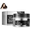 Wonsters 120 g Tinta per capelli grigia, Tinta lavabile, Tinta temporanea grigio argento, Crema per capelli istantanea, Per feste, palcoscenico, cosplay e Halloween, Per uomini e donne