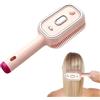 Generic Spazzola a vapore senza fili, pettine lisciante per capelli, strumento districante antistatico, spazzola per capelli riscaldata per bagno, camera da , casa, salone, viaggi, hotel, donne, 12 x 6,7