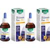 ESI - Melatonin Pura con Erbe della Notte, Integratore Alimentare in Gocce con Melatonina, Passiflora, Biancospino e Camomilla, Favorisce il Sonno, Senza Glutine e Vegan, Gusto Arancia, 50 ml